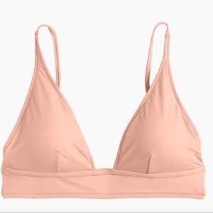 J. Crew Plunge V-Neck Bikini Top